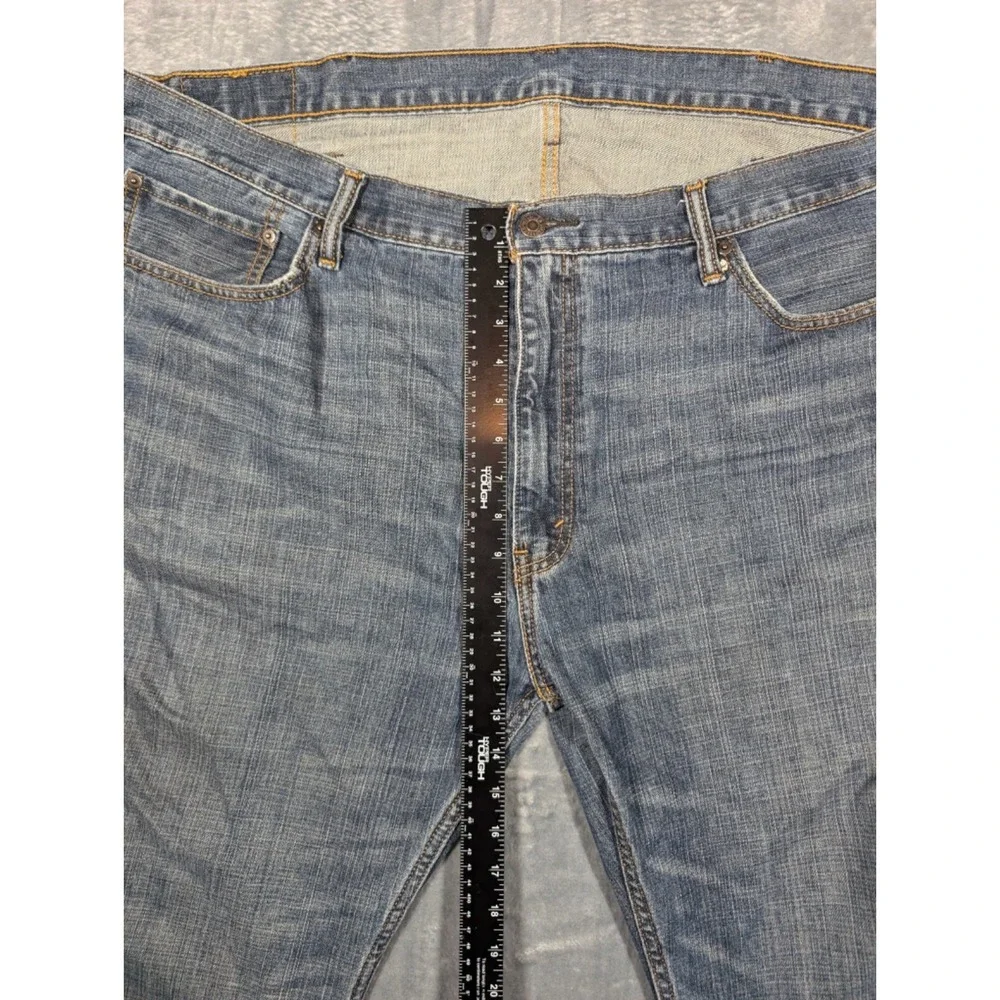 Levis 559 Mens Relaxed Straight Fit Blue Med Wash Jeans Sz 42x30